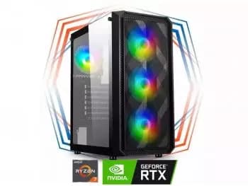 PC Gamer StellarX V 3X RGB - AMD Robust Edition (AMD Ryzen 7 7700 8-Core, 16GB DDR5-5200, 1TB SSD NVMe, GeForce RTX 4060 8GB) + Water Cooler 240MM