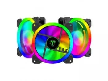 Kit Fan com 3 Unidades T-Dagger RGB 120mm T-TGF513