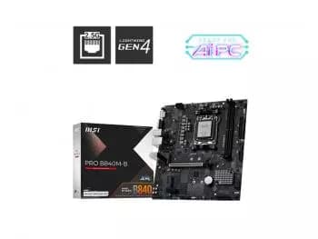 Placa Mãe MSI PRO B840M-B (Socket AM5/AMD B840/DDR5/M.2)
