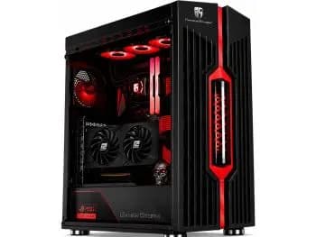 PC Gamer Skull Genome (AMD Ryzen 5 5500 6-Core, 16GB DDR4, 512GB SSD NVMe, Radeon RX 7600 8GB) + WaterCooler 360MM