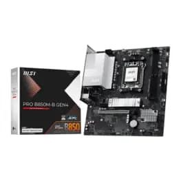 Placa-Mãe MSI PRO B850M-B GEN4 mATX (Socket AM5 / AMD B850 / DDR5 / M.2 Gen5 / 2x M.2 / LAN 2.5G)