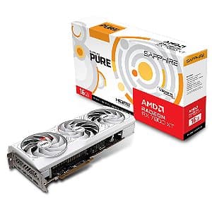 Placa de Vídeo Sapphire Radeon RX 7800 XT Pure White 16GB GDDR6 256bit - 11330-03-20G