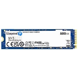 SSD 500GB Kingston NV3 M.2 2280 5000MBs/3000MBs - SNV3S/500G