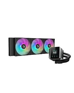Water Cooler DeepCool Mystique ARGB 360 Tela LCD Black 360MM - R-LX750-BKADSNC-G-1