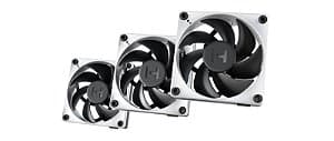 Cooler para gabinete HYTE THICC FP12 3000RPM 105,8 CFM Kit com 3 unidades - FAN-HYTE-FP12-BW-3