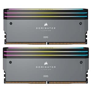Memoria Corsair Dominator Titanium RGB 64GB (2X32GB) DDR5 6000MHZ C30 AMD EXPO - CMP64GX5M2B6000Z30