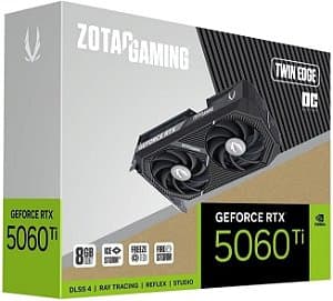 Placa de Vídeo Zotac GeForce RTX 5060 TI TWIN EDGE OC 8GB GDDR7 128 bits - ZT-B50610H-10M