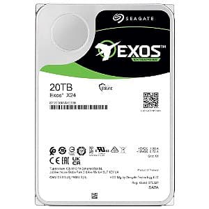 HD 20TB Seagate Exos X24 Enterprise 3.5" 7200RPM 285MB/s SATA III - ST20000NM002H