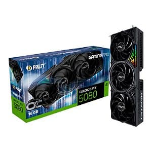 Placa de Vídeo Palit GeForce RTX 5080 GamingPro OC 16GB GDDR7 256 bit - NE75080S19T2-GB2031A
