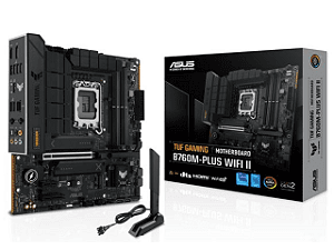 Placa Mãe ASUS TUF Gaming B760M-Plus WiFi II LGA1700 mATX DDR5
