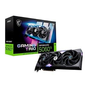 Placa de Vídeo MSI GeForce RTX 5060 Ti Gaming Trio OC 8GB GDDR7 128 bit - G506T-8GTC