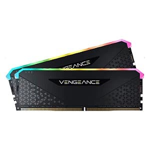 Memória RAM Corsair Vengeance RS RGB 16GB (2x8GB) DDR4 3200MHz C16 - CMG16GX4M2E3200C16