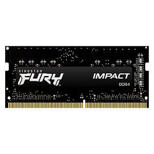 Memória RAM Kingston Fury Impact 16GB DDR4 3200MT C20 - s para Notebook - KF432S20IB-16