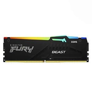 Memória RAM Kingston Fury Beast RGB 8GB DDR5 6000 MHz C36 - KF560C36BBEA-8
