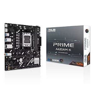 Placa Mãe Asus Prime A620AM-K DDR5 AM5 Micro-ATX