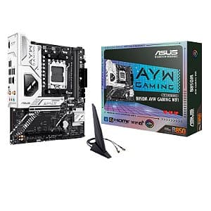 Placa Mãe Asus B850M-AYW Gaming WiFi DDR5 AM5 Micro-ATX