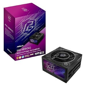 Fonte ASRock PG-850G ATX 850W 80 Plus Gold Full Modular - Preto