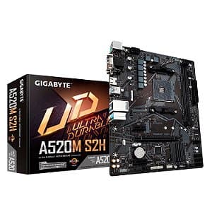 Placa Mãe Gigabyte A520M DS3H Ac DDR4 AM4 Micro-ATX