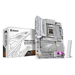 Placa Mãe Gigabyte X870 Aorus Elite WiFi 7 Ice DDR5 AM5 ATX