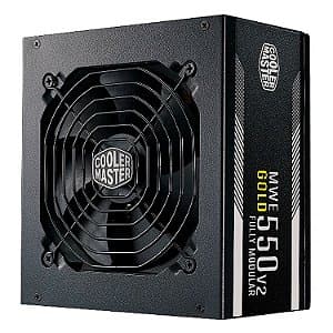 Fonte Cooler Master MWE V2 MPE-5501-AFAAG-U2 ATX 550W 80 Plus Gold PFC Ativo Full Modular Bivolt - Preto