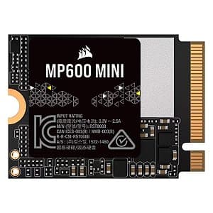 SSD 1TB Corsair MP600 Mini M.2 NVMe PCIe 4.0 5000MBs/3800MBs - CSSD-F1000GBMP600MNR2