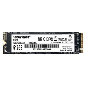 SSD 512GB Patriot P320 M.2 NVMe PCIe 3.0 3000MBs/2200MBs - P320P512GM28