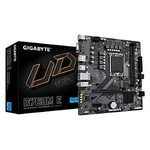 Placa Mãe Gigabyte B760M E DDR5 LGA 1700 Micro-ATX