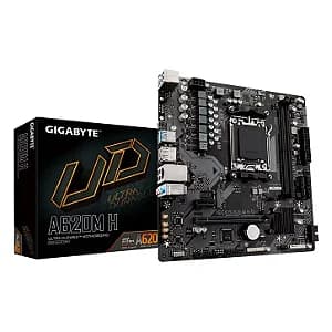 Placa Mãe Gigabyte A620M H DDR5 AM5 Micro-ATX