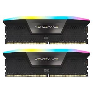 Memória RAM Corsair Vengeance RGB 96GB (2x48GB) DDR5 5200MHz C38 - CMH96GX5M2B5200C38