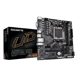 Placa Mãe Gigabyte A620M S2H DDR5 AM5 Micro-ATX