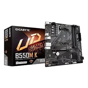 Placa Mãe Gigabyte B550M K DDR4 AM4 Micro-ATX