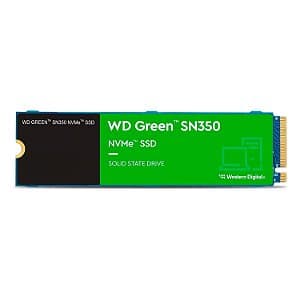 SSD 250GB Western Digital WD Green SN350 M.2 NVMe 3200MBs/2500MBs - WDS250G2G0C