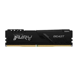 Memória RAM Kingston Fury Beast 16GB DDR4 3600MHz C18 - Preto KF436C18BB 16 - KF436C18BB-16
