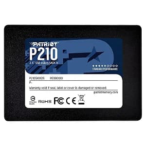 SSD 512GB Patriot P210 SATA 2.5 500MBs/400MBs - P210S512G25
