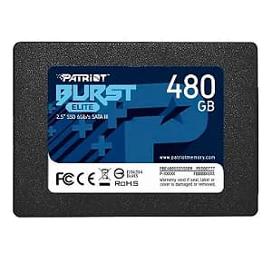 SSD 480GB Patriot Burst Elite SATA 2.5 450MBs/320MBs - PBE480GS25SSDR