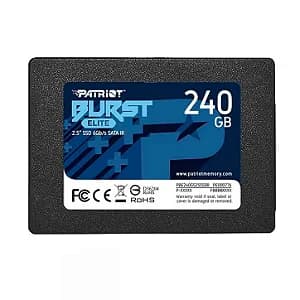 SSD 240GB Patriot Burst Elite SATA 2.5 450MBs/320MBs - PBE240GS25SSDR