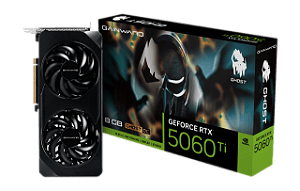 Placa de Vídeo Gainward GeForce RTX 5060 TI Ghost OC 8GB GDDR7 128 bits - NE7506TT19P1-GB2062B