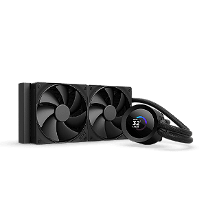 Water Cooler NZXT Kraken Plus 240 LCD 1.54 Pol 240mm Preto - RL-KN240-B2