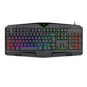 Teclado Gamer T-Dagger Submarine Membrana Preto RGB Full Size ABNT2 T-TGK205