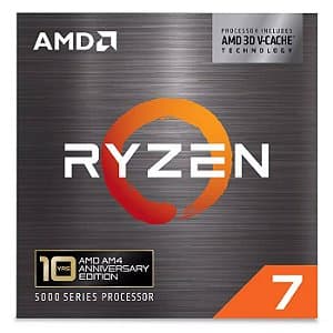 Processador AMD Ryzen 7 5800X3D 10th Anniversary Edition 3.4GHz/ 4.5GHz Octa-Core 100MB AM4 - 100-100000651POF