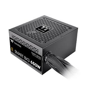 Fonte Thermaltake Smart BX3 650W Black 80 Plus Bronze ATX 3.1 Non-Modular - PS-SPD-0650NNFABB-3