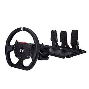Kit Direct Drive Thermaltake G6 6Nm Preto Volante 13 Polegadas Pedais em Aco e Base de Aluminio - GRB-G6D-DGT3BB-01