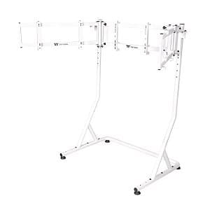Suporte Triplo de Monitores Thermaltake Pro Snow Branco em Aco ate 3x 20kg para Cockpit GR500 GF500 - GSC-MSP-MDSLWH-01