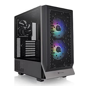 Gabinete Gamer Thermaltake Ceres 300 TG ARGB Black Mid Tower Vidro Temperado 3 Fans CT140 ARGB - CA-1Y2-00M1WN-00