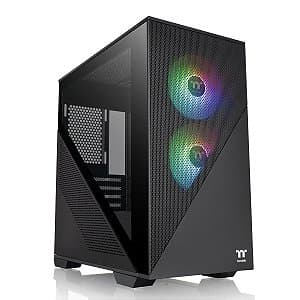 Gabinete Micro Thermaltake Divider 170 TG ARGB Preto Vidro Temperado 2x120mm ARGB - CA-1S4-00S1WN-00