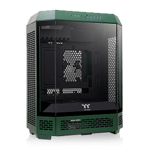 Gabinete Thermaltake The Tower 600 Racing Green Mid Tower Vidro Temperado 2 Fans CT140 - CA-1Z1-00MCWN-00