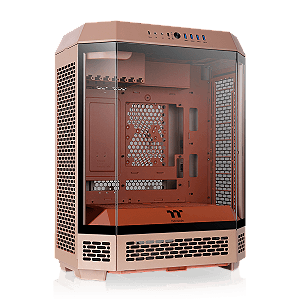 Gabinete Thermaltake The Tower 600 Gravel Sand Mid Tower Vidro Temperado 2 Fans CT140 - CA-1Z1-00MGWN-00