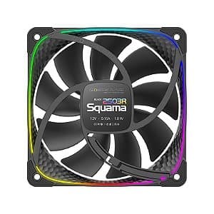 Fan Geometric Future Squama 2503R Reverse Blade 120mm RGB Preto - GEO-S2503RB-1