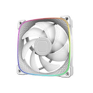Fan Geometric Future Squama 2503 120mm RGB Branco - GEO-S2503W-1