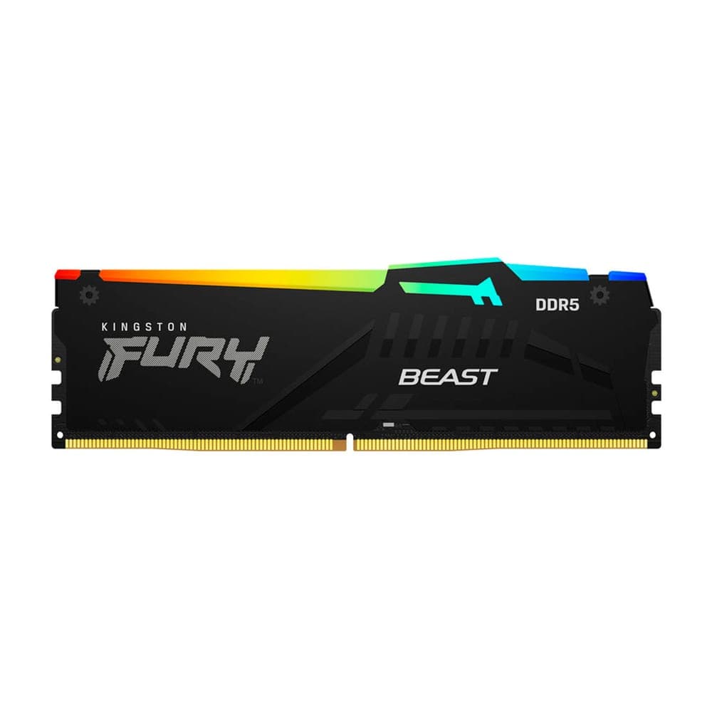 Memória 16GB DDR5 5600MHz Kingston Fury Beast - CL40 - KF556C40BBA/16
